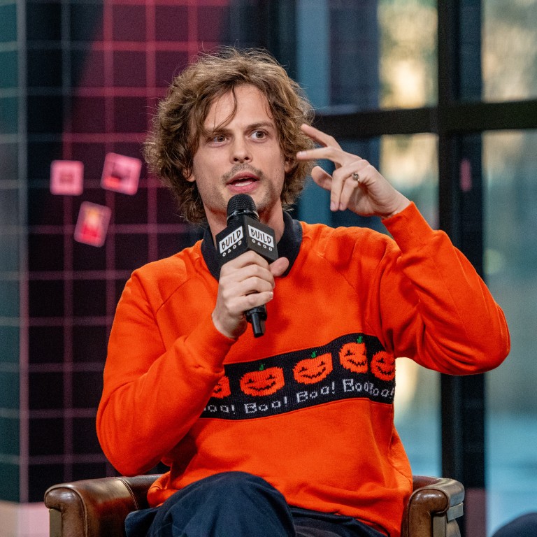 Actor and director Matthew Gray Gubler discusses the TV show Criminal Minds during an episode of the Build Series. Photo: Getty Images