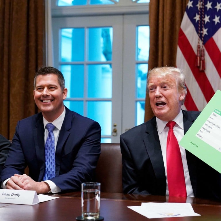 Meet Sean Duffy, Trump’s new secretary of transportation who has nine children, and whose striptease in 90s MTV show The Real World went viral. Photo: AFP