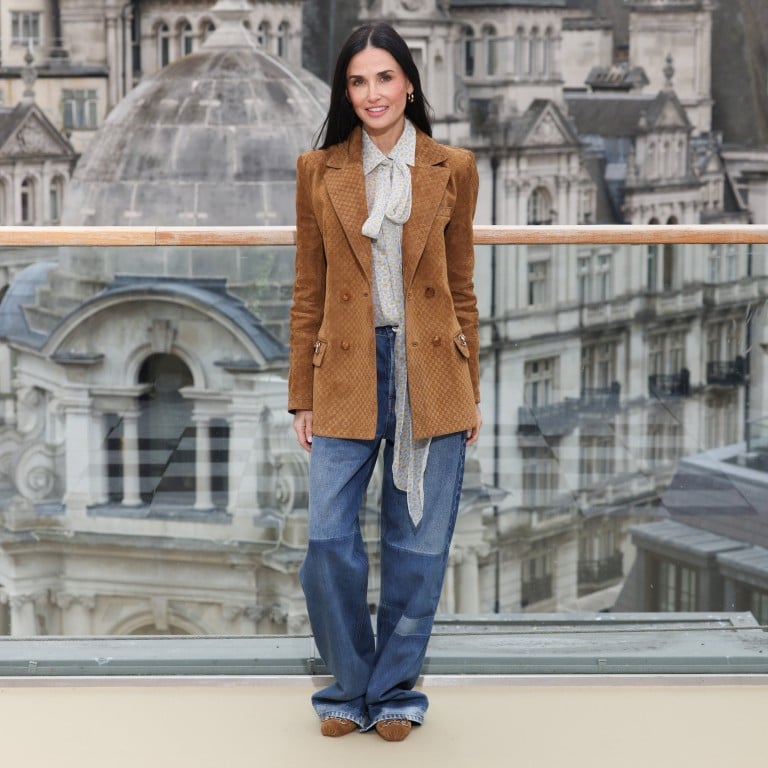 Demi Moore in Gucci at the Landman photocall in London, November 2024. Photo: Getty Images