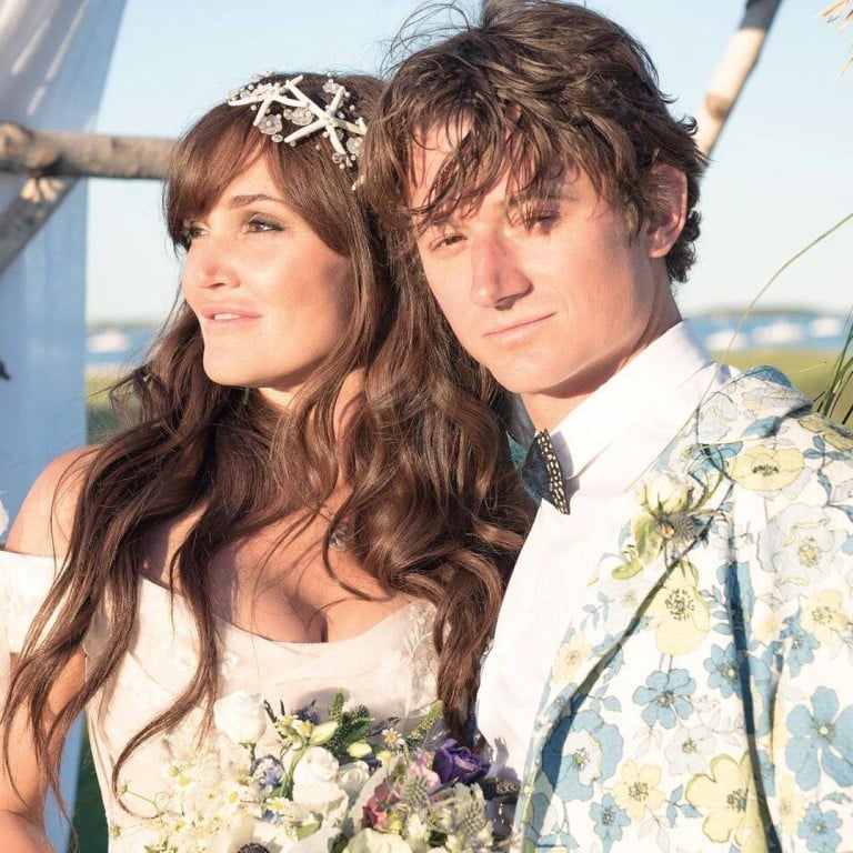 Amaryllis Fox Kennedy and Robert F. Kennedy III at their wedding in 2018. Photo: @amaryllisfox/Instagram