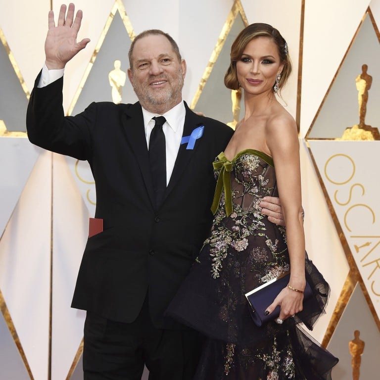 Fashion designer Georgina Chapman (right) is no stranger to Oscars parties as the former wife of disgraced movie mogul Harvey Weinstein. Photo: Invision/AP