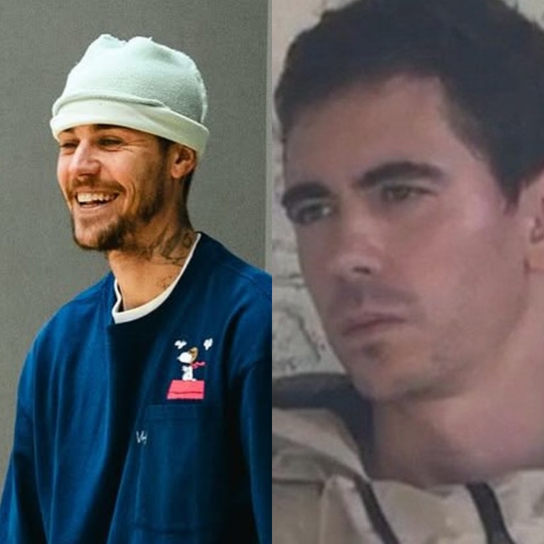 Mateo Caldas (right), who reportedly worked for Justin Bieber as a personal assistant and estate manager, is no longer on his team. Photos: @justinbieber, @mateocaldas/Instagram