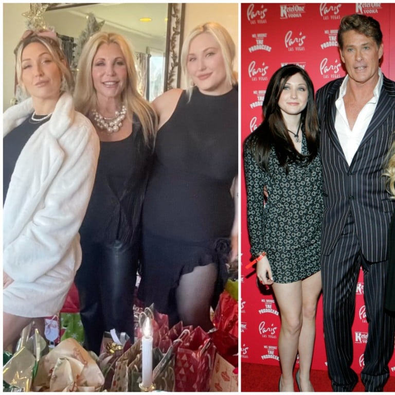 Actress Pamela Bach – ex-wife of David Hasselhoff – has died by suicide aged 62. Photos: @pamelabachhasselhoff/Instagram, AP