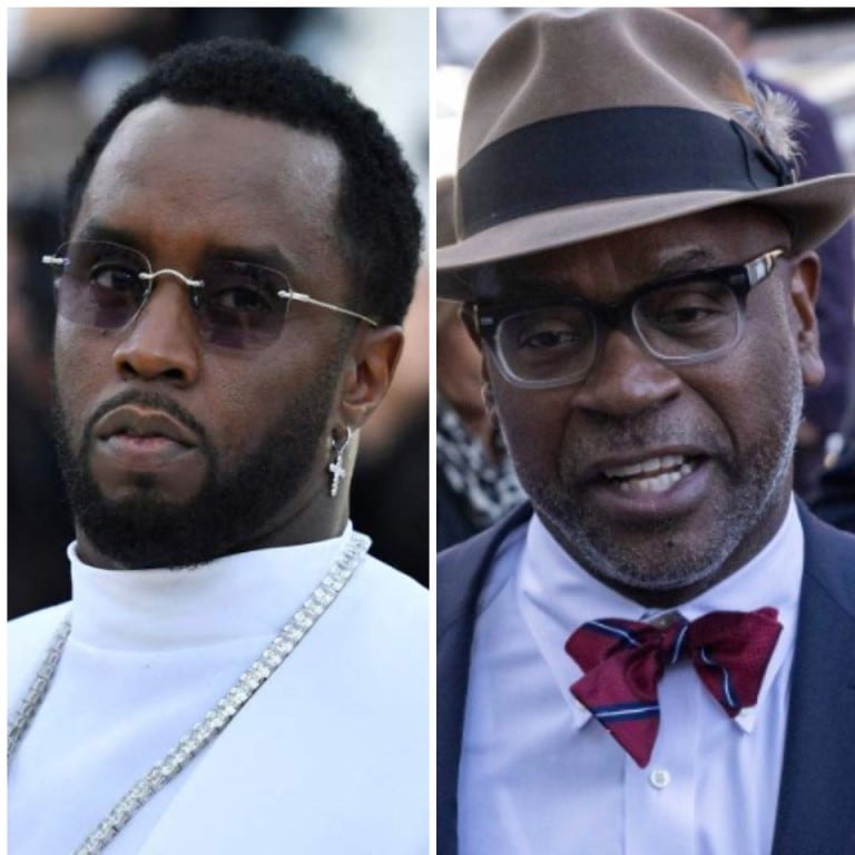 Anthony Ricco (centre) has represented both Osama bin Laden (right) and Sean “Diddy” Combs – but recently quit the latter’s case. Photos: AFP, AP