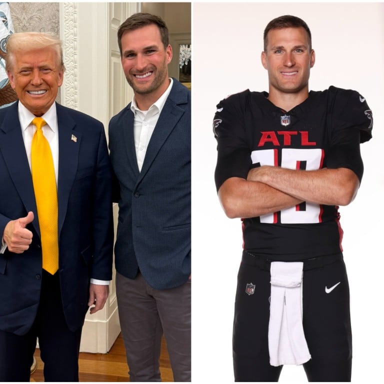 Donald Trump and the Atlanta Falcons’ Kirk Cousins met in the White House recently. Photos: @MargoMartin47/X, @kirkcousins/Instagram