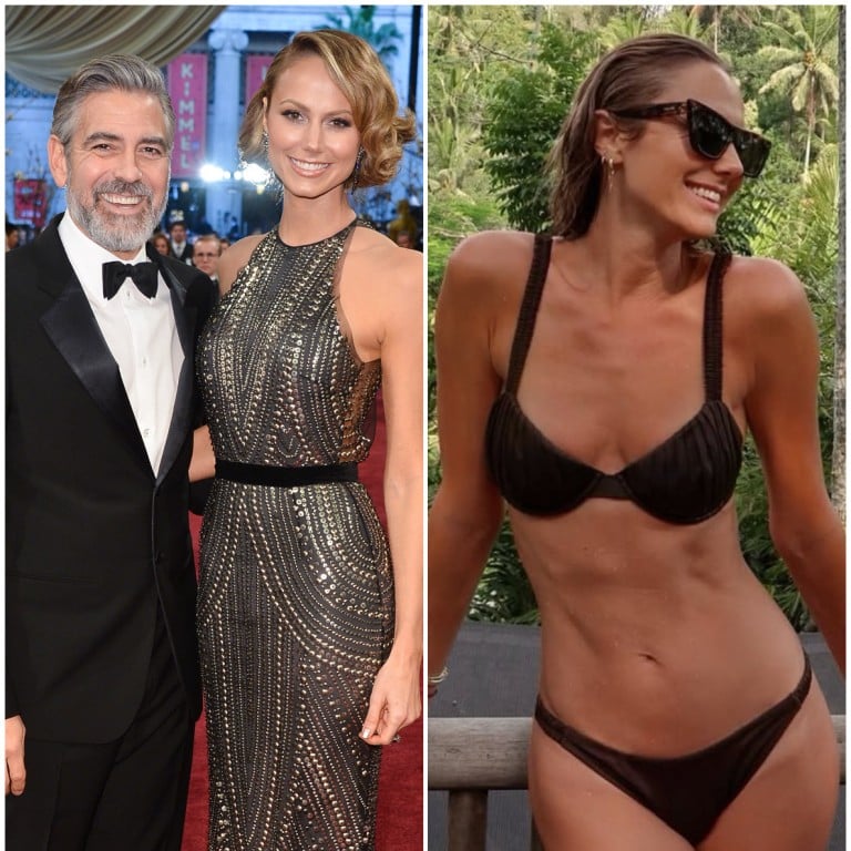 Former WWE star Stacy Keibler dated George Clooney from 2011 to 2013. Photos: Getty Images, @stacykeibler/Instagram