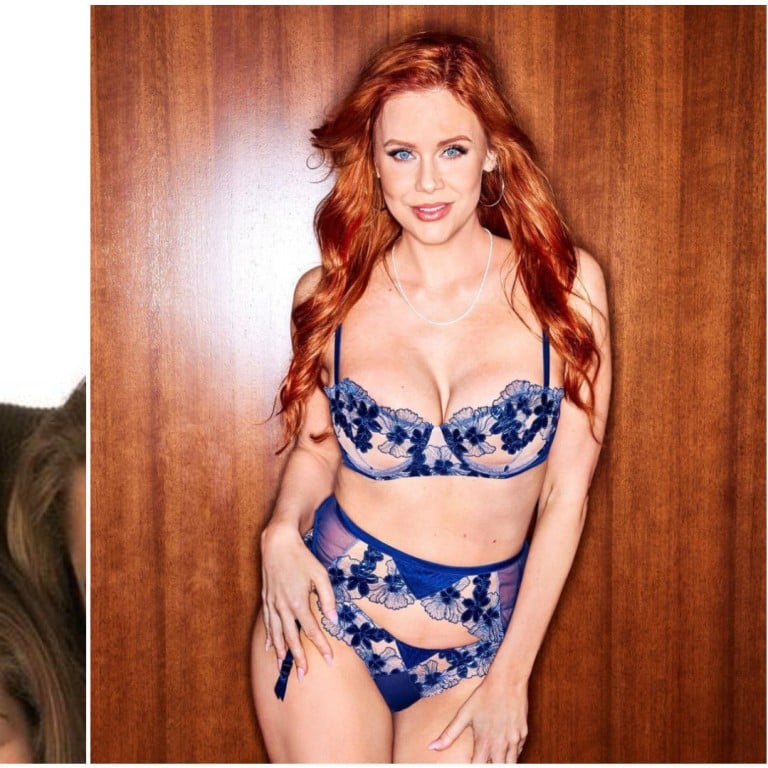 Maitland Ward in 90s sitcom Boy Meets World; and as an adult movie star today. Photos: @maitlandward/Instagram