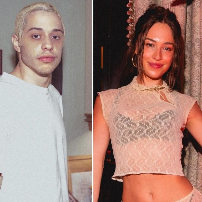 Pete Davidson and Elsie Hewitt were spotted getting cosy at Palm Beach, Florida. Photo: @petedaveidson/Instagram, @elsie/Instagram