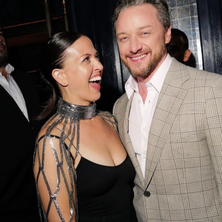 Actor James McAvoy and his wife, fashion designer Lisa Liberati. Photo: @encommunofficial/Instagram