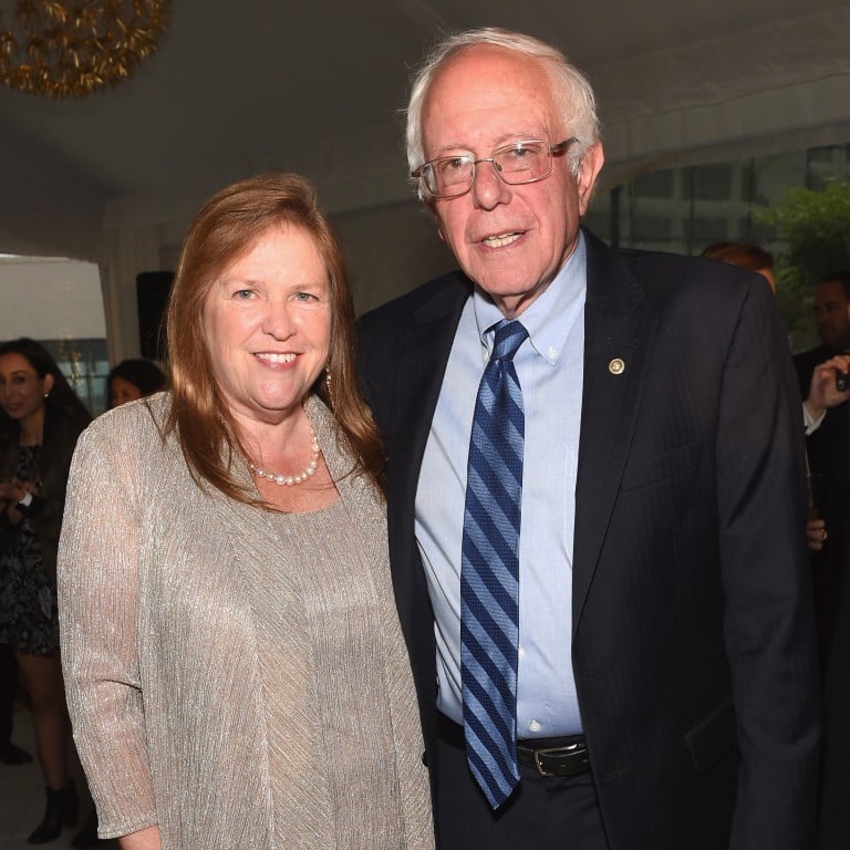 Bernie Sanders with wife Jane O’Meara Sanders at the 2016 White House Correspondents’ Association dinner. Photo: Getty Images