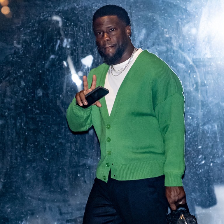 Actor and comedian Kevin Hart shows off a stylish streetwear look. Photo: GC Images