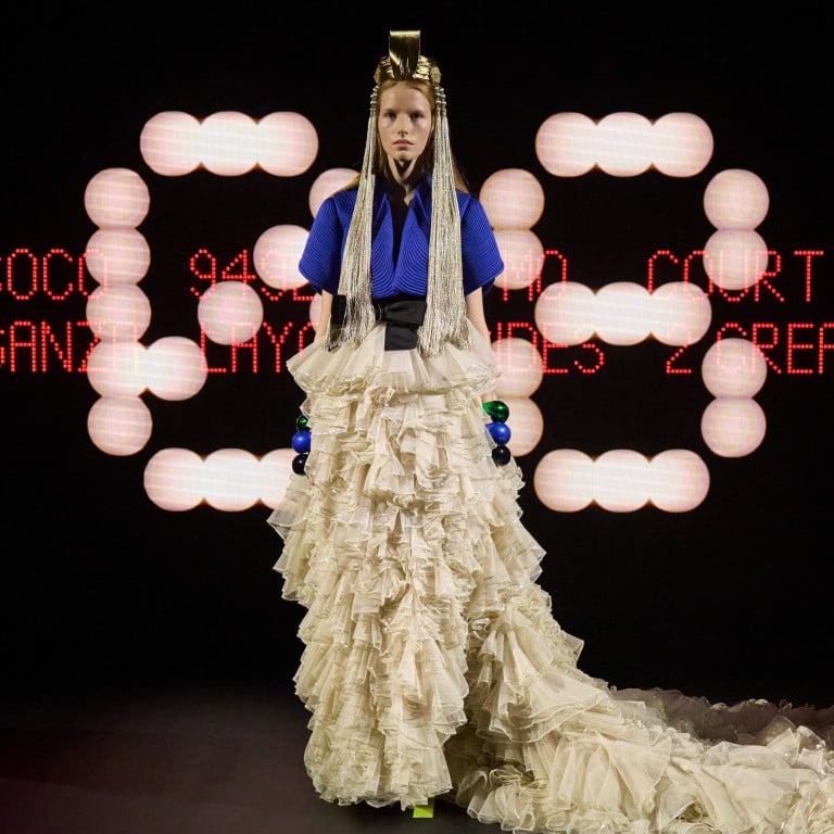 Tassels never went away, but they’ve become much more visible again lately – as seen here in the Valentino Vertigineux haute couture spring/summer 2025. Photo: Handout