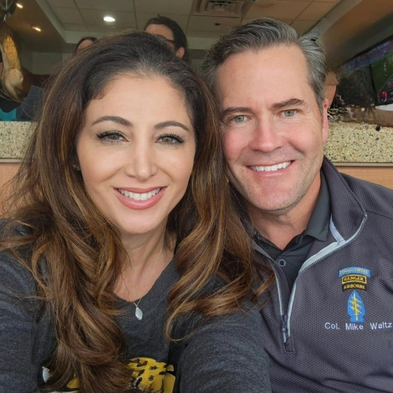Julia Nesheiwat and Mike Waltz have been married for almost four years. Photo: @michaelgwaltz/X