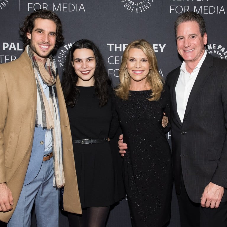 Gigi Santo Pietro attends The Paley Center For Media Presents: Wheel of Fortune: 35 Years As America’s Game in New York in 2017 with her brother, Nikko and parents Vanna White and George Santo Pietro. Photo: Getty Images