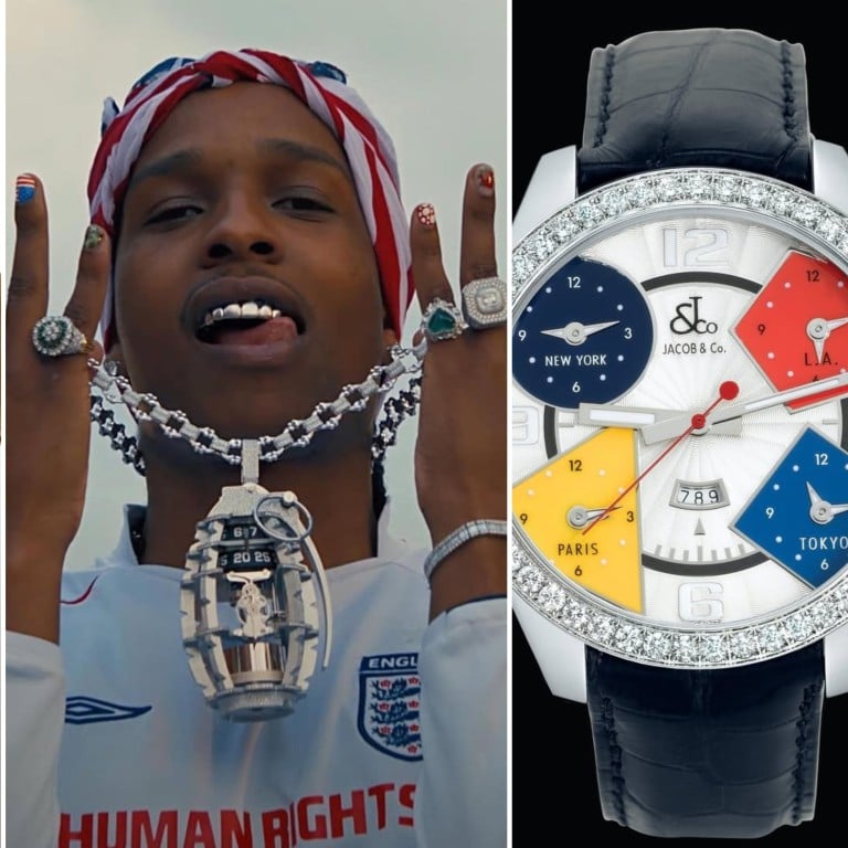 A$AP Rocky favours rare, obscure and niche watches. Photos: Watch Insanity; @lepee_1839, @jacobandco/Instagram
