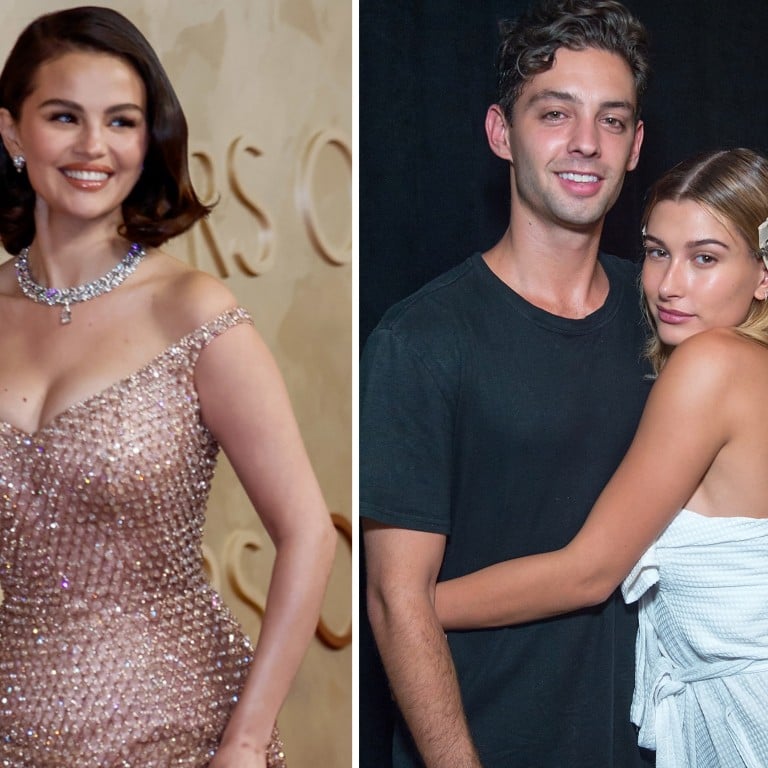 Both Selena Gomez (left) and Hailey Bieber were close to Cully Smoller. Photos: TNS, Getty Images