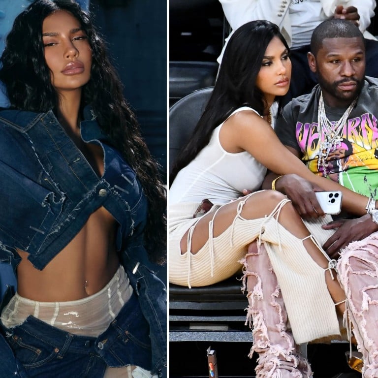 Meet boxing legend Floyd Mayweather’s two-decades-younger model girlfriend, Gallienne Nabila. Photos: @gallienne/Instagram; Getty Images