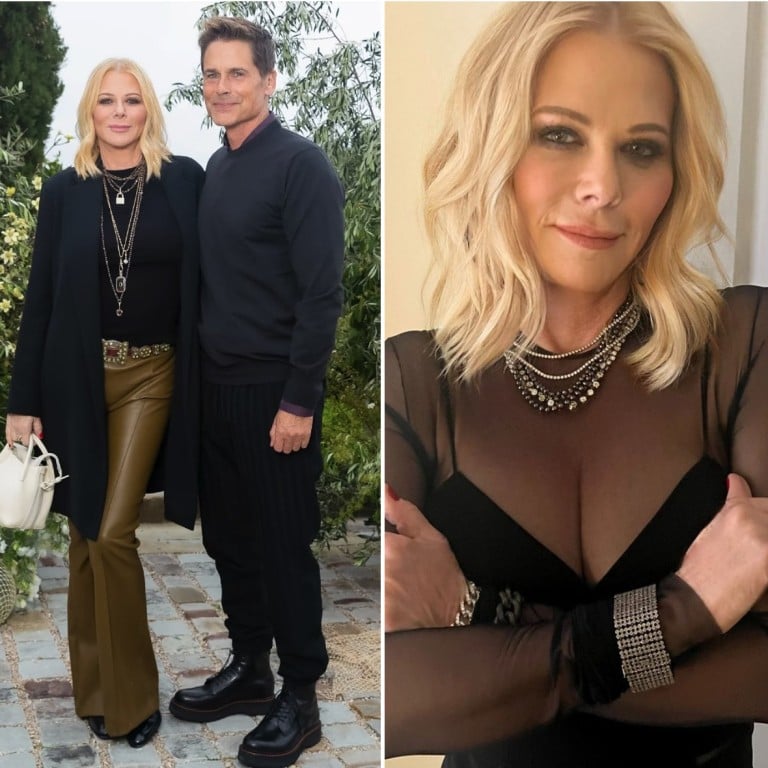 Rob Lowe’s wife Sheryl Berkoff is a successful make-up artist and jewellery designer. Photos: @sheryllowejewelry/Instagram