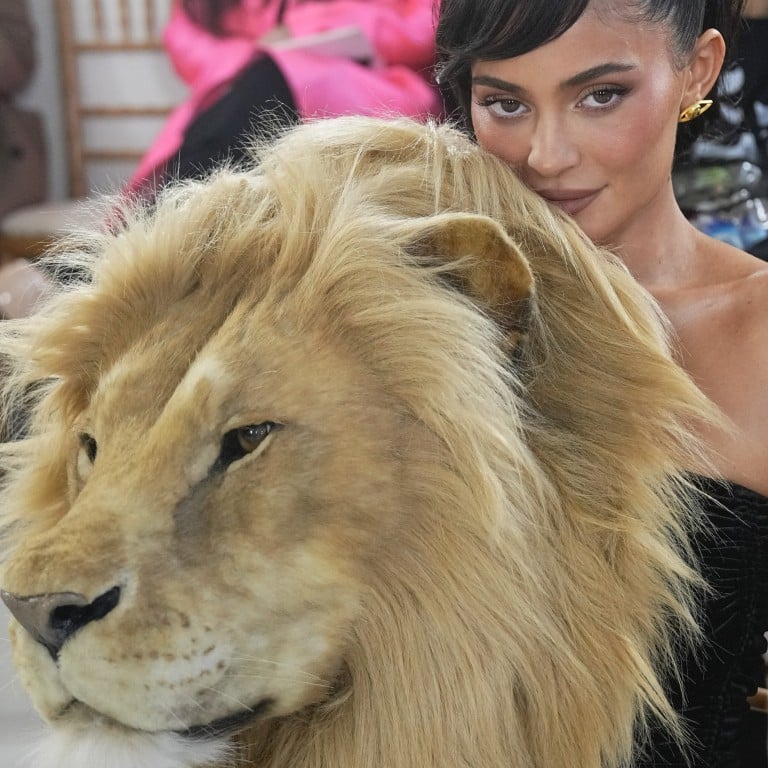 Unforgettable pieces from the Schiaparelli under Daniel Roseberry revival include the lion’s head dress that Kylie Jenner wore in 2023, which drew mixed reactions on social media. Photo: AP