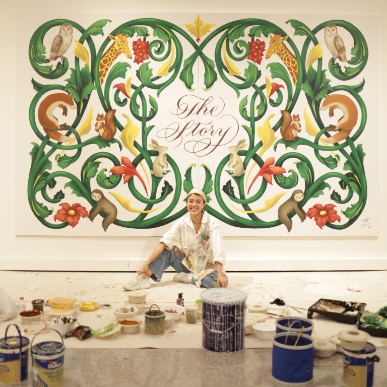 Hong Kong artists share their tips on calligraphy with Style – including Samantha Cheung, a self-taught calligrapher and mural artist. Photo: Handout