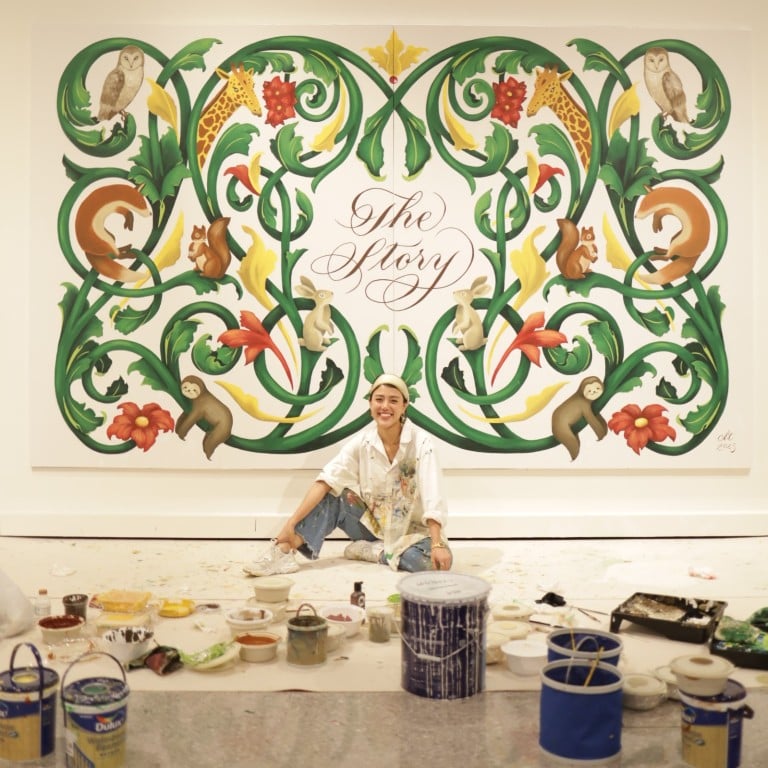 Hong Kong artists share their tips on calligraphy with Style – including Samantha Cheung, a self-taught calligrapher and mural artist. Photo: Handout