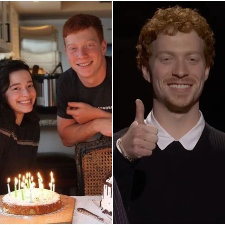 Actress Mikey Madison’s twin brother Miles, who went along to Saturday Night Live to support her. Photos: @ziarastars/X, SNL/YouTube