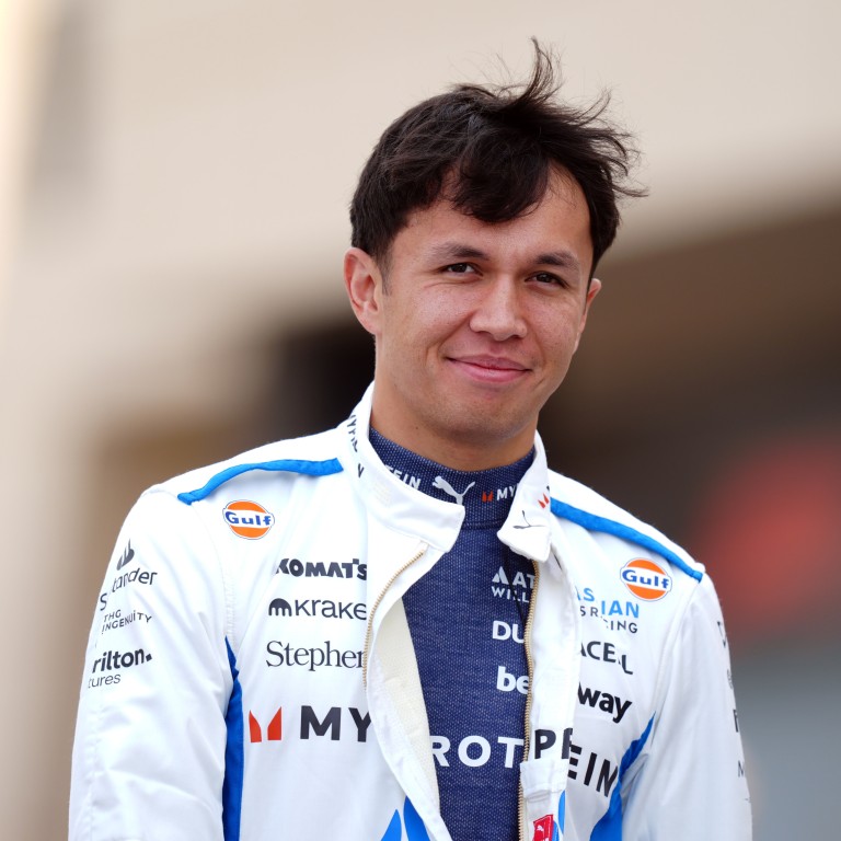 Williams F1 driver Alex Albon on day one of 2025 pre-season testing in Bahrain. Photo: dpa