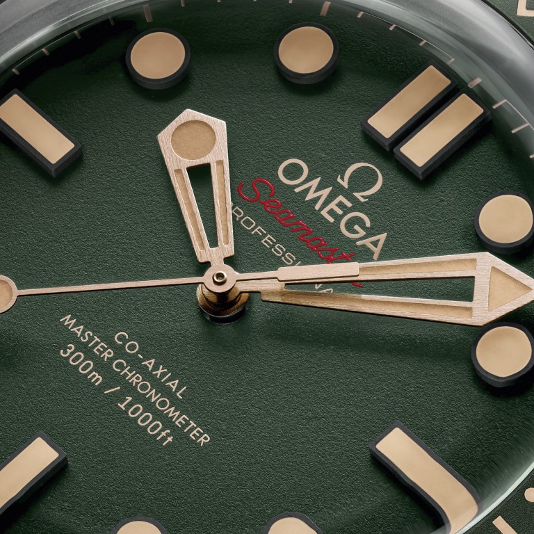 Omega has introduced new colours and materials to its Seamaster Diver 300M – James Bond’s favourite watch, as seen on Pierce Brosnan and Daniel Craig. Photo: Handout