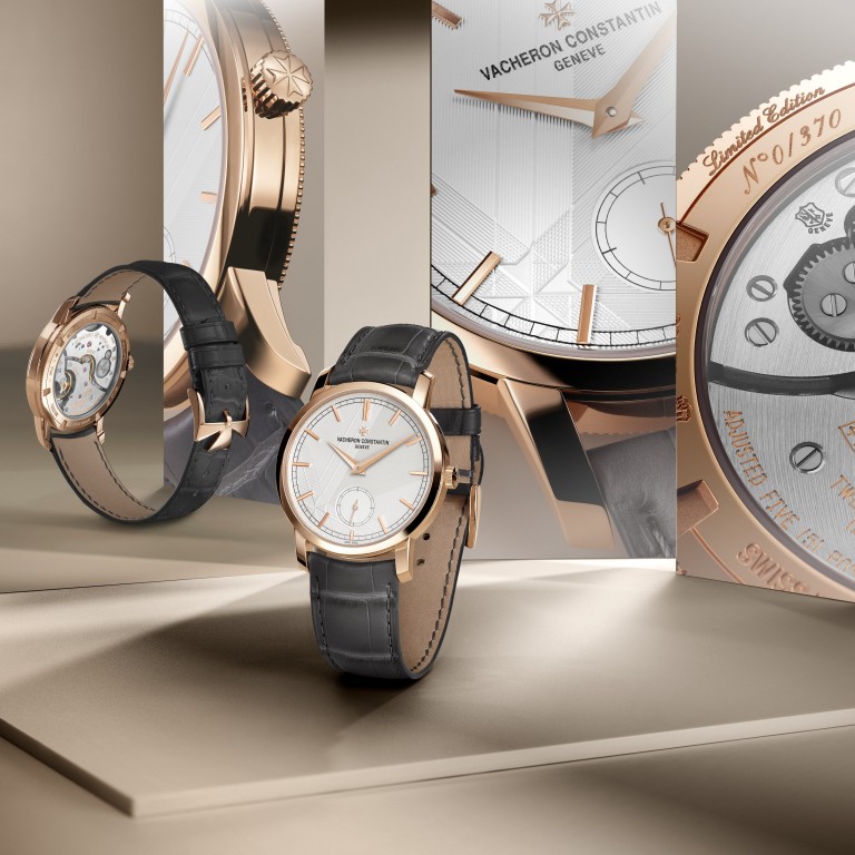 Vacheron Constantin is marking its 270th anniversary with a stellar line-up of Patrimony and Traditionnelle releases, including the Traditionnelle Manual-Winding, shown here. Photo: Handout