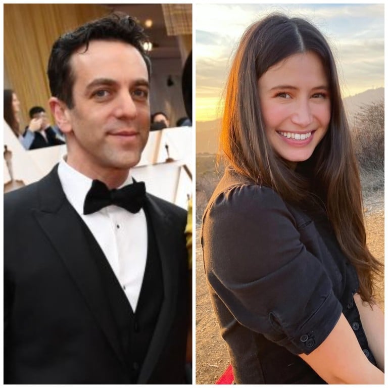 B.J. Novak, 45, is reportedly dating 29-year-old TikTokker Delaney Rowe. Photos: AFP, @delaneyrowe/Instagram