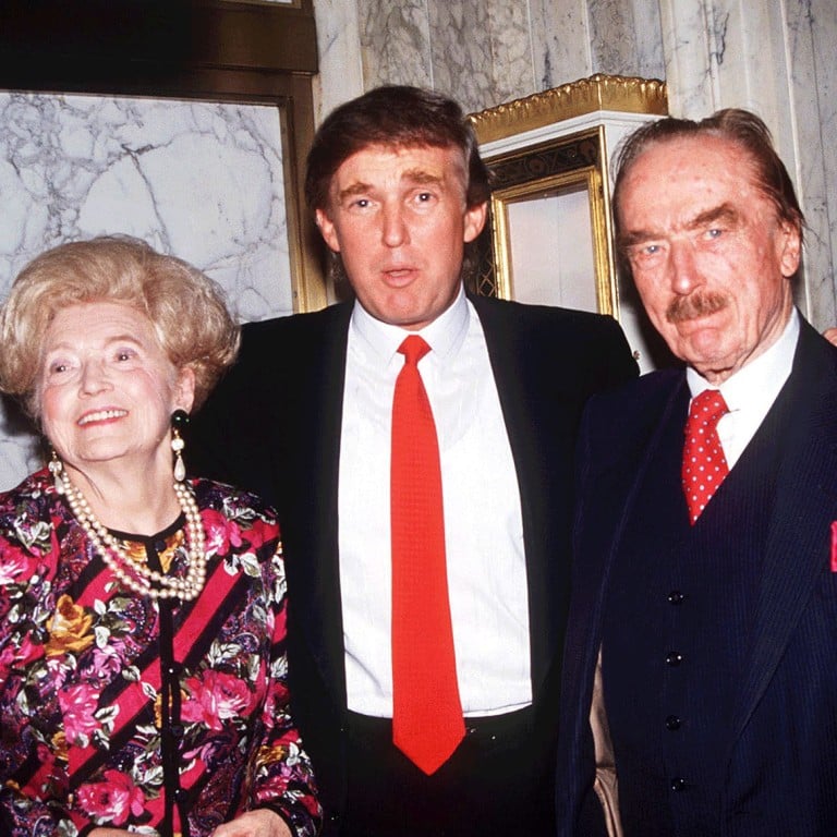 Donald Trump at a reception with his parents, Fred and Mary. Photo: Handout