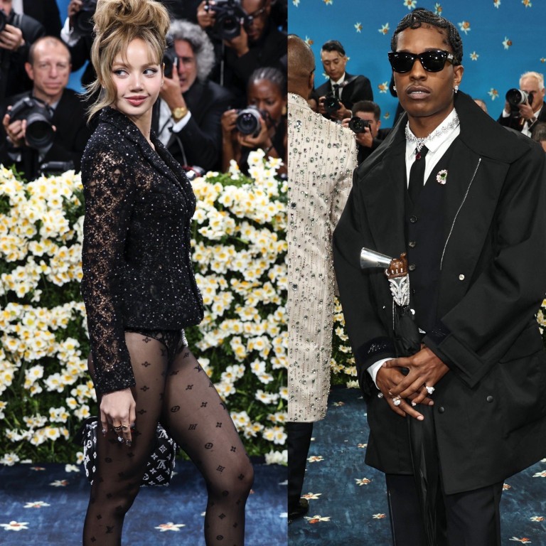 Lisa from Blackpink in Louis Vuitton and A$AP Rocky in Awge at the Met Gala on May 5, in New York. Photos: Reuters
