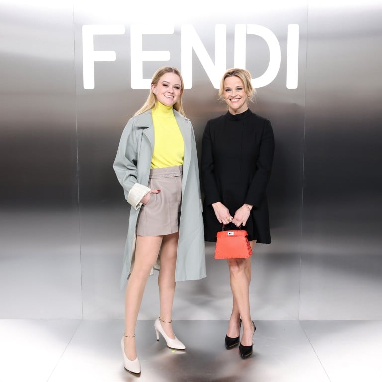 Ava Phillippe and Reese Witherspoon at the Fendi haute couture spring/summer 2024 show in Paris. Photo: Getty Images