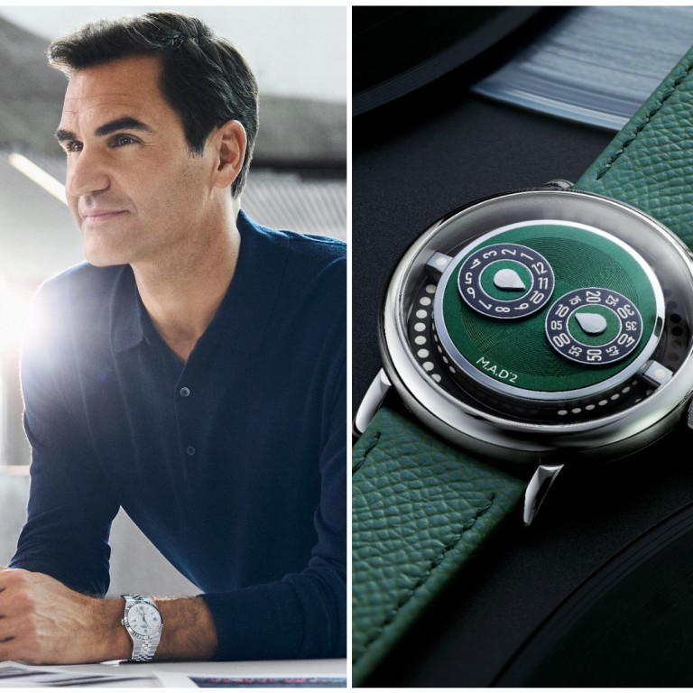 From left: Donald Trump announces reciprocal tariffs which may cause watch prices to soar; Roger Federer was spotted wearing the Rolex Land-Dweller prior to Watches & Wonders; MB&F and Eric Giroud release the M.A.D.2. Photos: Reuters, Rolex, Handout