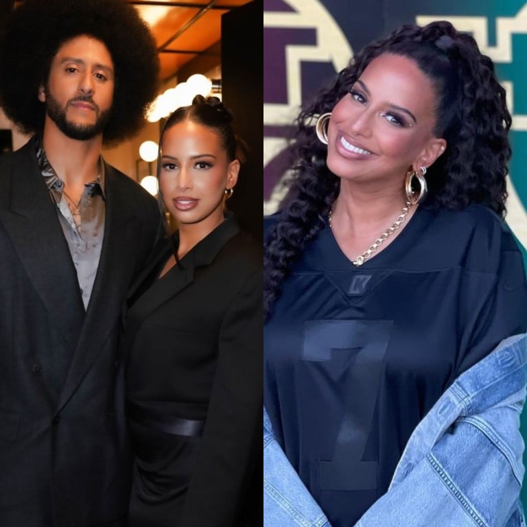 Colin Kaepernick and his girlfriend and babymama Nessa Diab. Photos: @nessnitty/Instagram