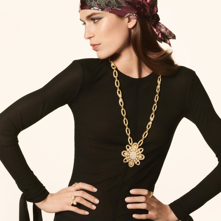 Ace the accessories game with Omega and Jaeger-LeCoultre watches, and jewellery from Boucheron (pictured) and Tateossian x Lamborghini. Photo: Handout