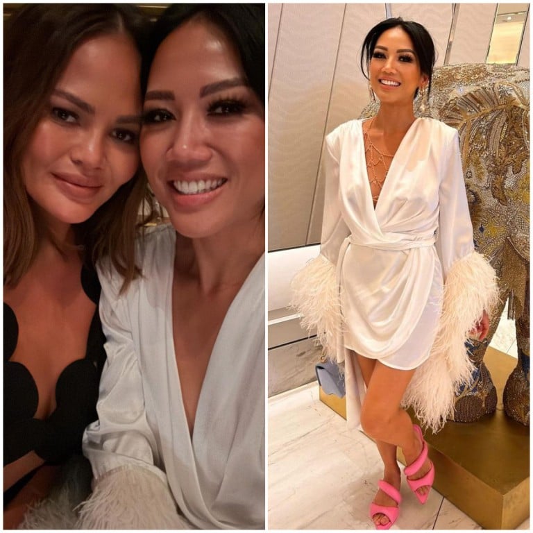 Chrissy Teigen’s half-sister Tina Teigen is just as glamorous and fun as she is. Photos: @chrissyteigen; @pepperthai2/Instagram