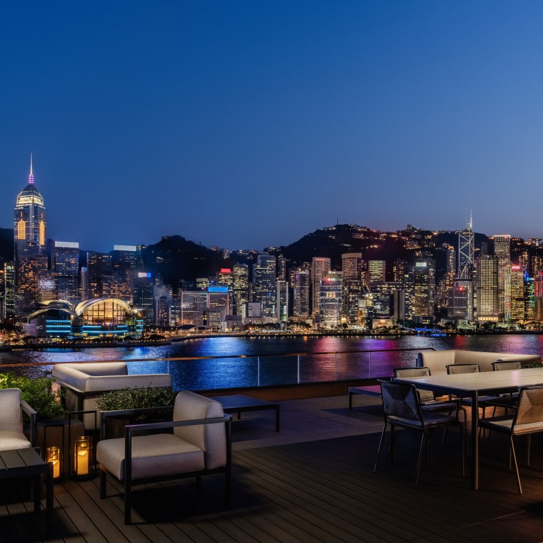 Regent Hong Kong’s Terrace Suite offers guests a perfect view of Hong Kong’s iconic skyline. Photo: Handout