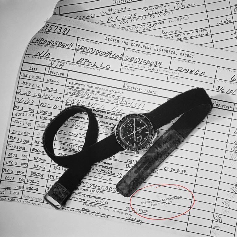 On March 1, 1965, Omega’s Speedmaster 105.003 earned the title of Nasa’s official chronograph for manned missions. A few months later, Ed White wore it during America’s first spacewalk. Photo: Handout