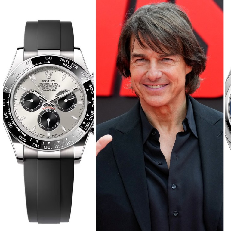 Tom Cruise has a fondness for luxury watches by the likes of Rolex and Vacheron Constantin, and particularly appreciates holy grail models. Photos: Handout (watches); Reuters