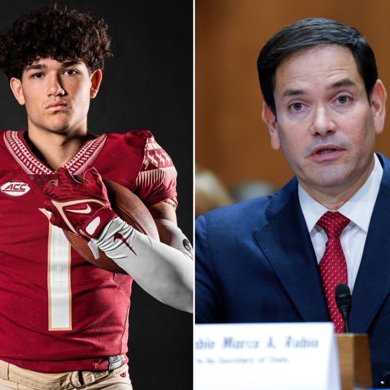 Anthony Rubio is a running back with the University of Florida Gators and the son of Secretary of State Marco Rubio. Photos: @AntRubio25/X; TNS