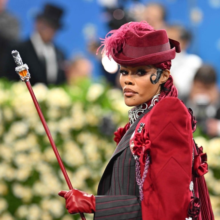 Luxury houses are embracing a return to refined accoutrements, with this year’s Met Gala reflecting the trend as A-listers went all out in paying tribute to Black dandyism – among them, musician and actress Teyana Taylor. Photo: AFP