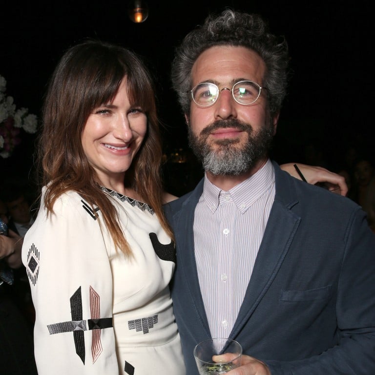 Kathryn Hahn and husband Ethan Sandler at the premiere of her film Bad Moms in July 2016, in Los Angeles, California. Photo: Getty Images