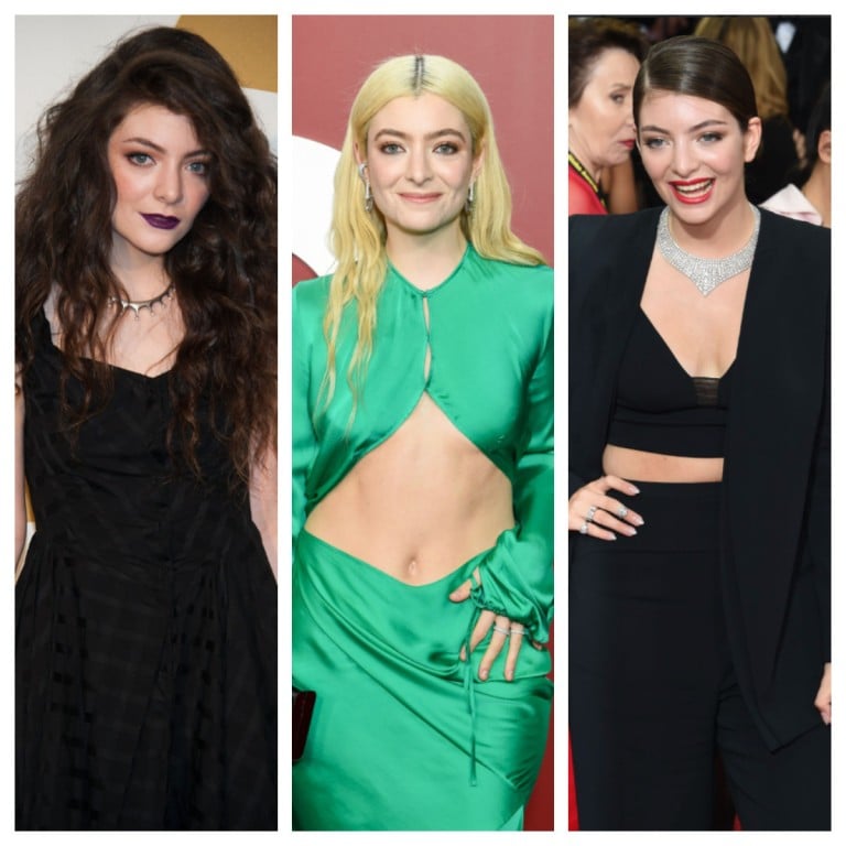Singer Lorde’s personal style has evolved dramatically since she entered the public eye. Photos: AFP, Getty Images