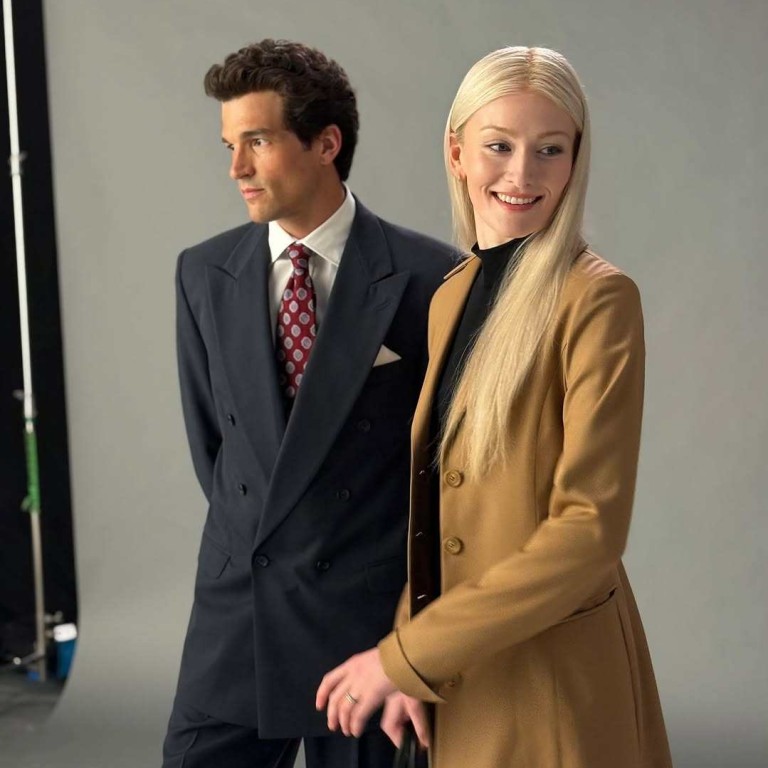 Paul Anthony Kelly and Sarah Pidgeon in character as John F. Kennedy Jr and Carolyn Bessette-Kennedy in American Love Story. Photo: @ryanmurphyproductions/Instagram