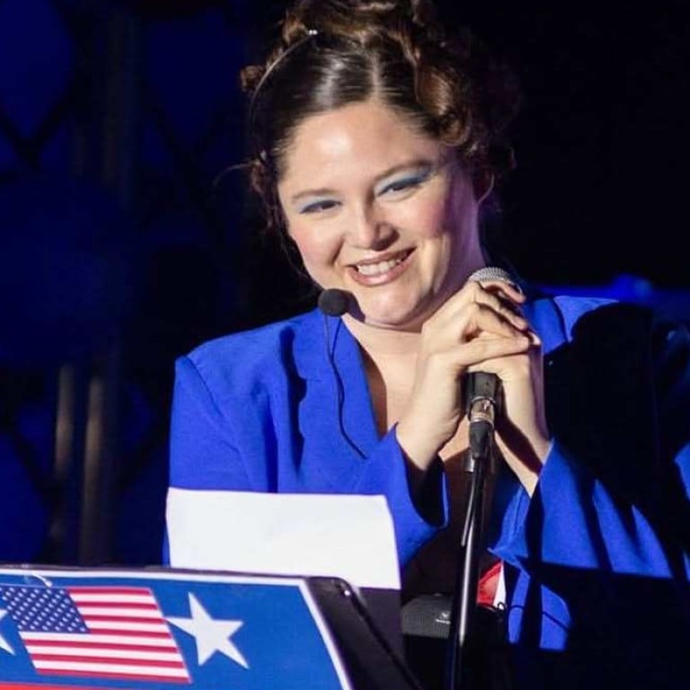 Megan Stalter in The Prettiest Girl in America Tour. Photo: @megsstalter/Instagram