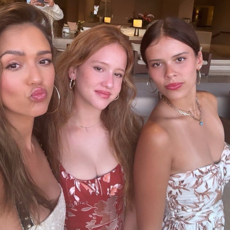 Jessica Alba (left) with daughters Honor Warren and Haven Warren. Photo: @jessicaalba/Instagram