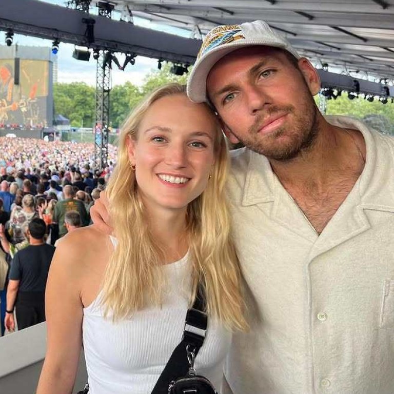 Louise Jacobi and Cameron Norrie in London for Wimbledon in July 2023. Photo: @weezcobi/Instagram