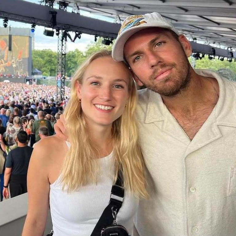 Louise Jacobi and Cameron Norrie in London for Wimbledon in July 2023. Photo: @weezcobi/Instagram