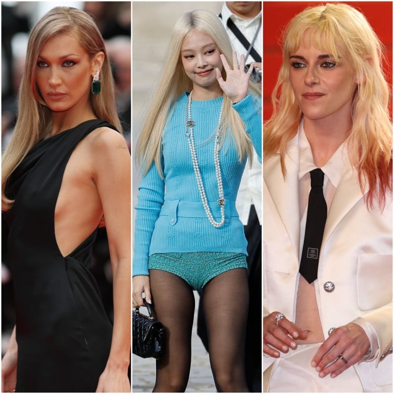 Celebrities including Bella Hadid, Jennie Kim and Kristen Stewart have all decided to make a statement with their blonde locks. Photos: EPA-EFE, Getty Images, @stewartdiaries/Instagram